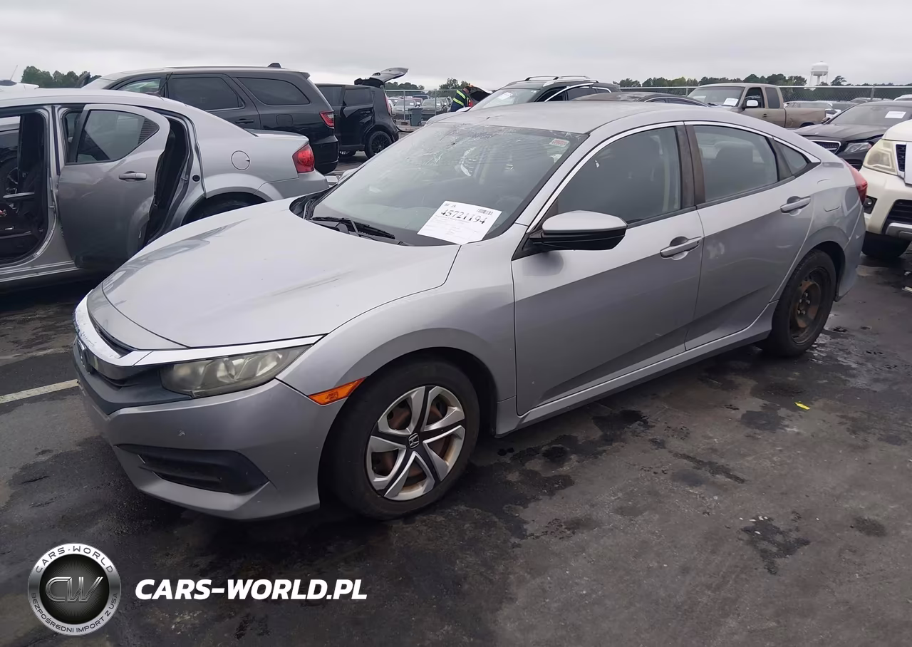 2016 Honda Civic Lx VIN:19XFC2F58GE037461 - 2