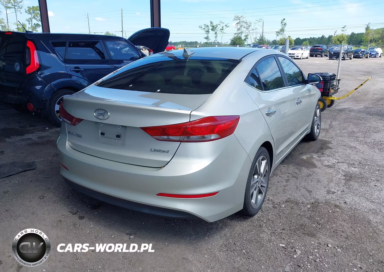 2017 Hyundai Elantra Limited VIN:5NPD84LFXHH055748 - 4