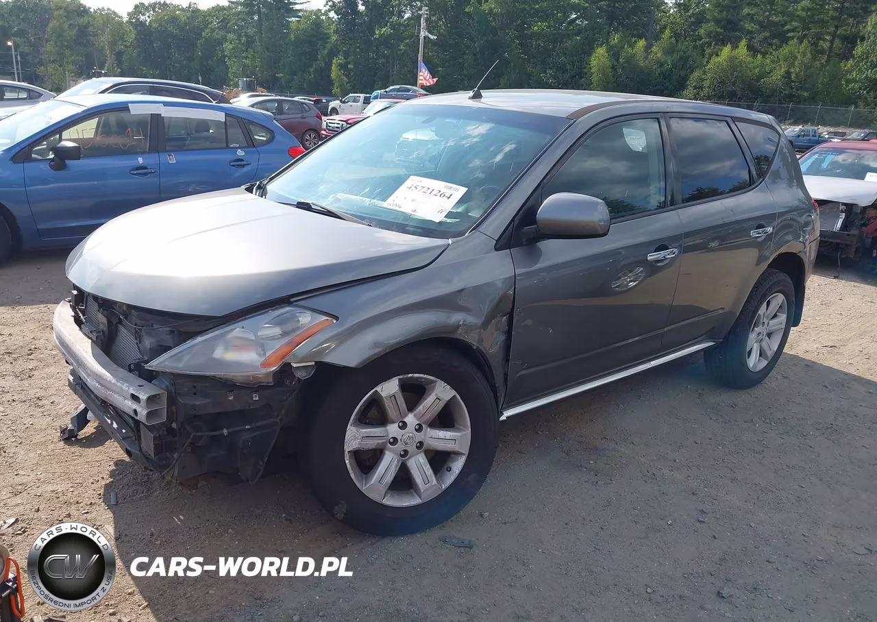 2007 Nissan Murano Sl VIN:JN8AZ08W37W613891 - 2