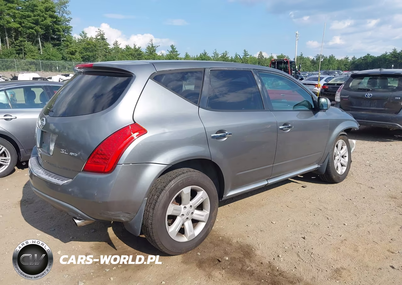 2007 Nissan Murano Sl VIN:JN8AZ08W37W613891 - 4