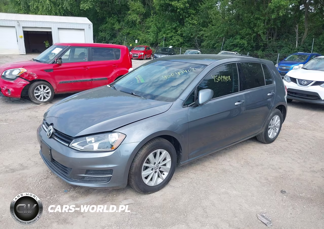 2016 Volkswagen Golf Tsi S 4-Door VIN:3VW217AU3GM055451 - 2
