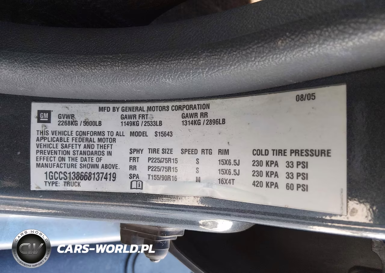 2006 Chevrolet Colorado Lt VIN:1GCCS138668137419 - 9