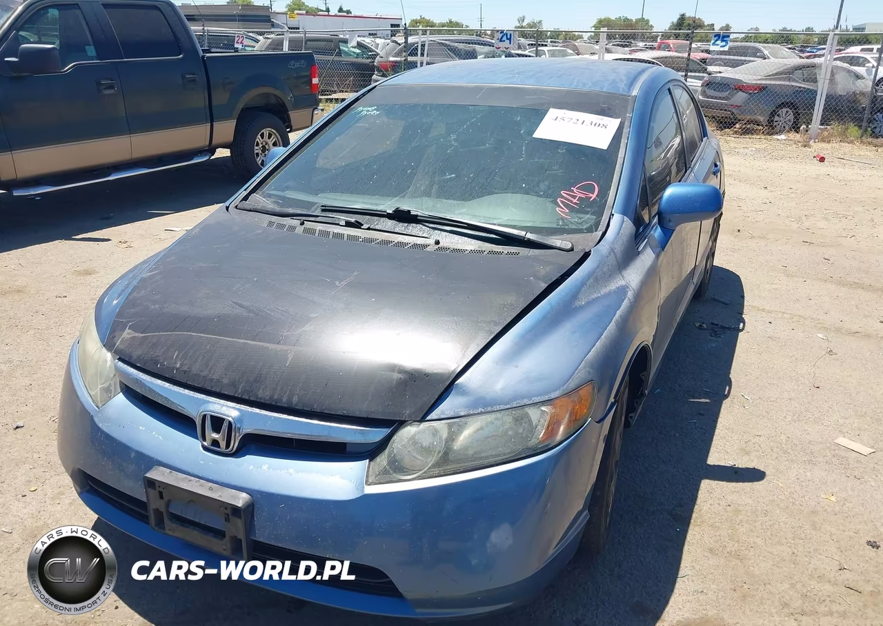 2008 Honda Civic Lx VIN:1HGFA16598L069166 - 2