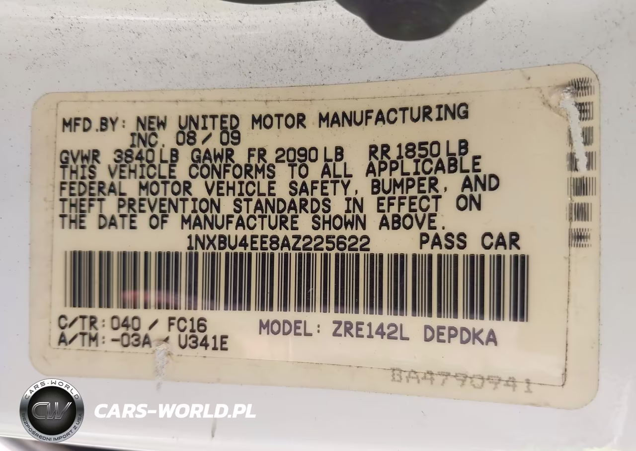 2010 Toyota Corolla Le VIN:1NXBU4EE8AZ225622 - 9