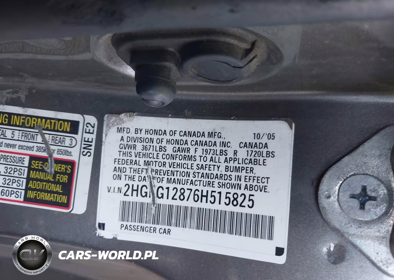 2006 Honda Civic Ex VIN:2HGFG12876H515825 - 9