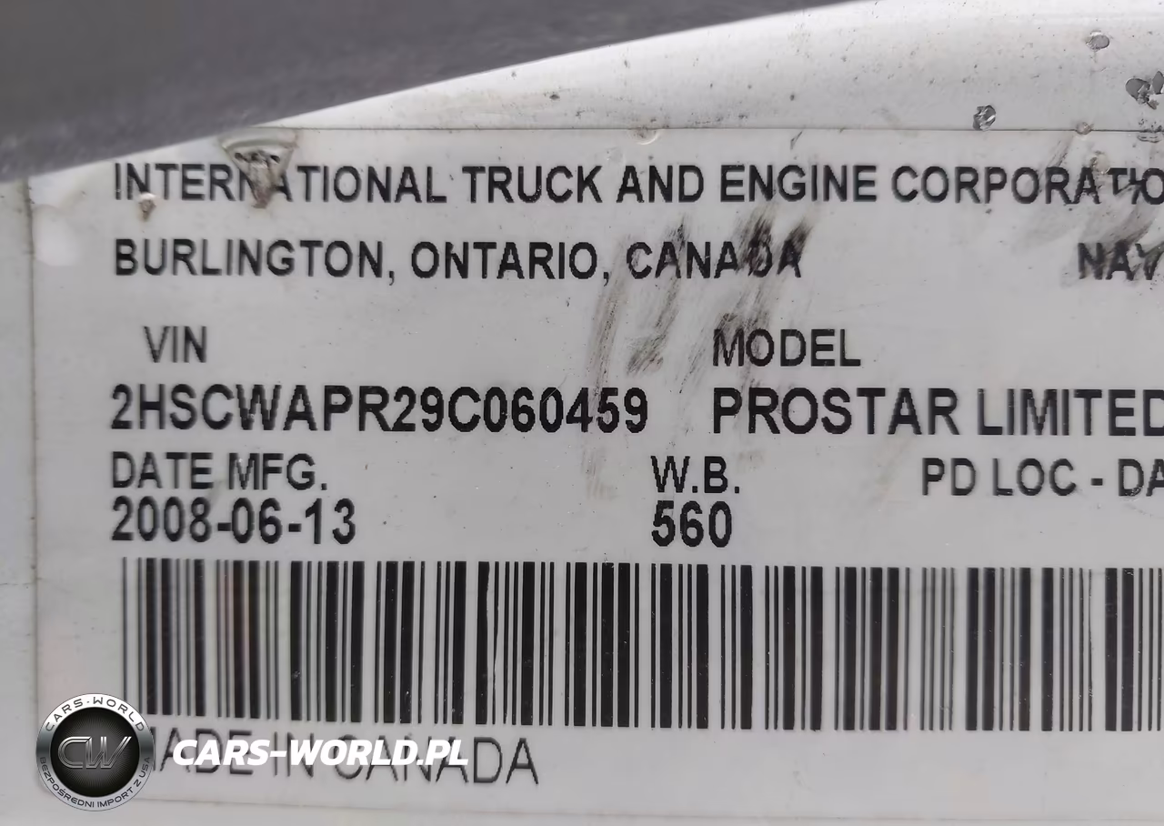 2009 International Prostar Lmtd VIN:2HSCWAPR29C060459 - 8