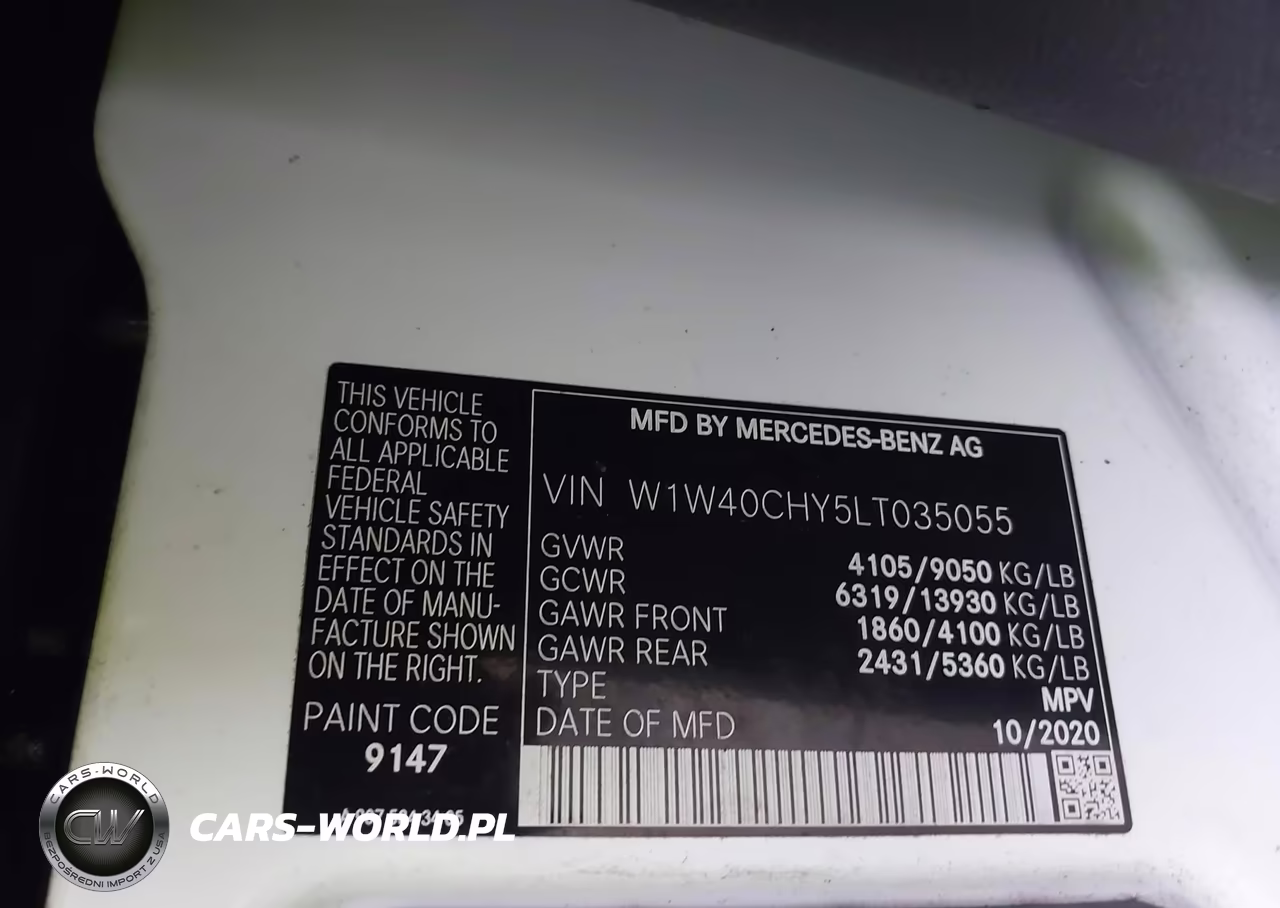 2020 Mercedes-Benz Sprinter 2500 High Roof I4 VIN:W1W40CHY5LT035055 - 9