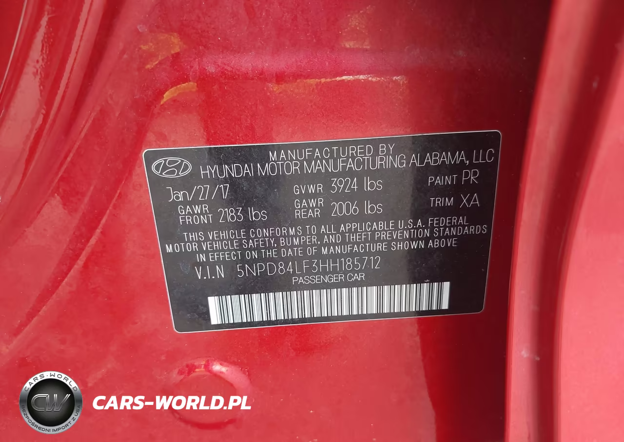 2017 Hyundai Elantra Se VIN:5NPD84LF3HH185712 - 9