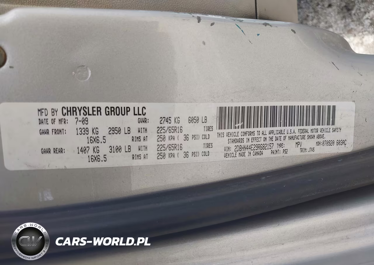 2009 Chrysler Town & Country Touring VIN:2A8HR54109R522423 - 9