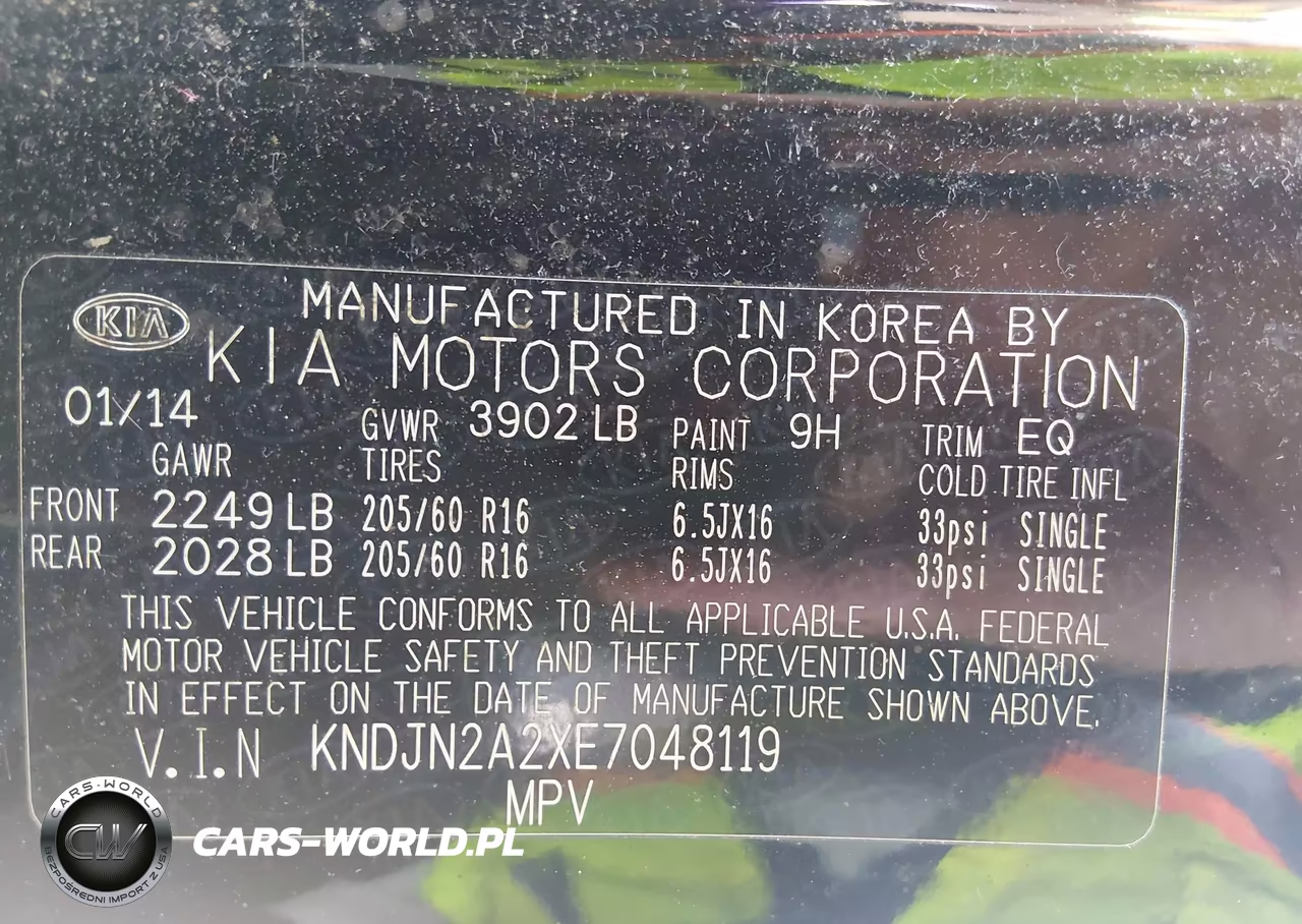 2014 Kia Soul VIN:KNDJN2A2XE7048119 - 9