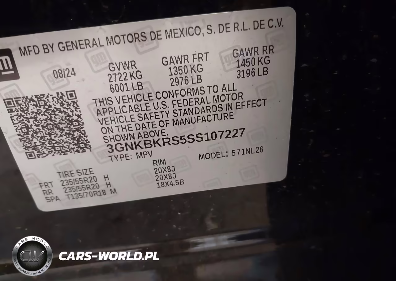 2025 Chevrolet Blazer Awd Rs VIN:3GNKBKRS5SS107227 - 9