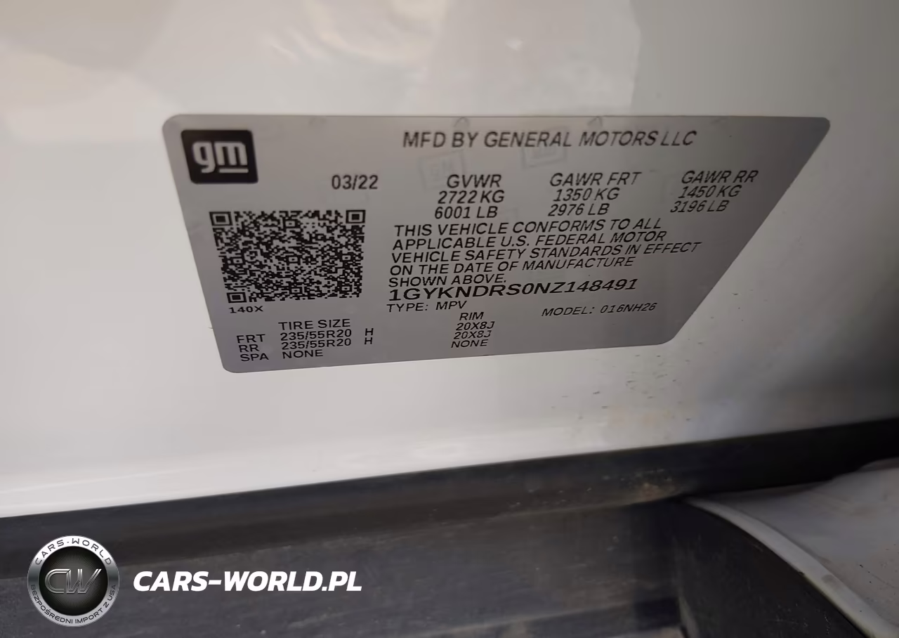 2022 Cadillac Xt5 Awd Premium Luxury VIN:1GYKNDRS0NZ148491 - 9