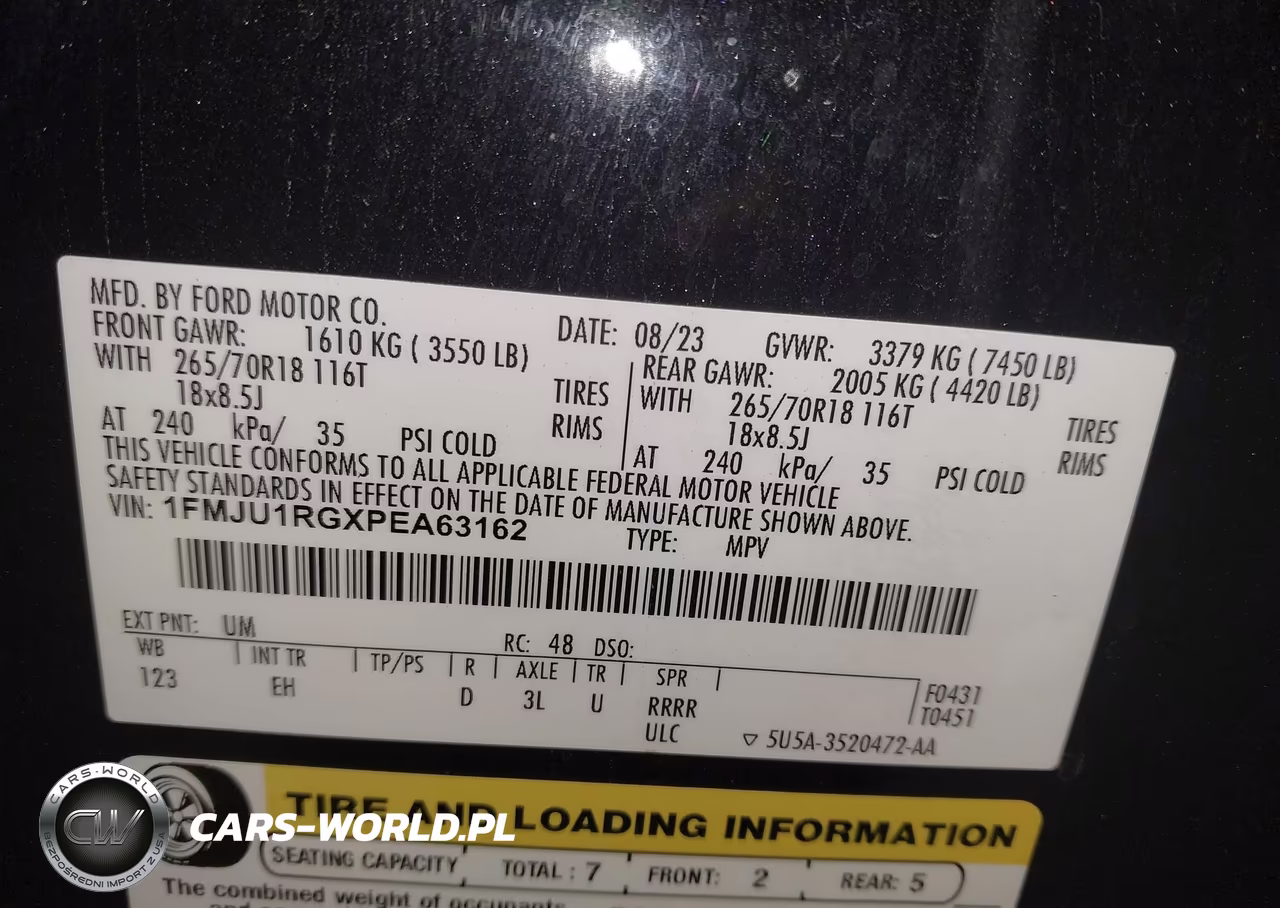 2023 Ford Expedition Timberline VIN:1FMJU1RGXPEA63162 - 9