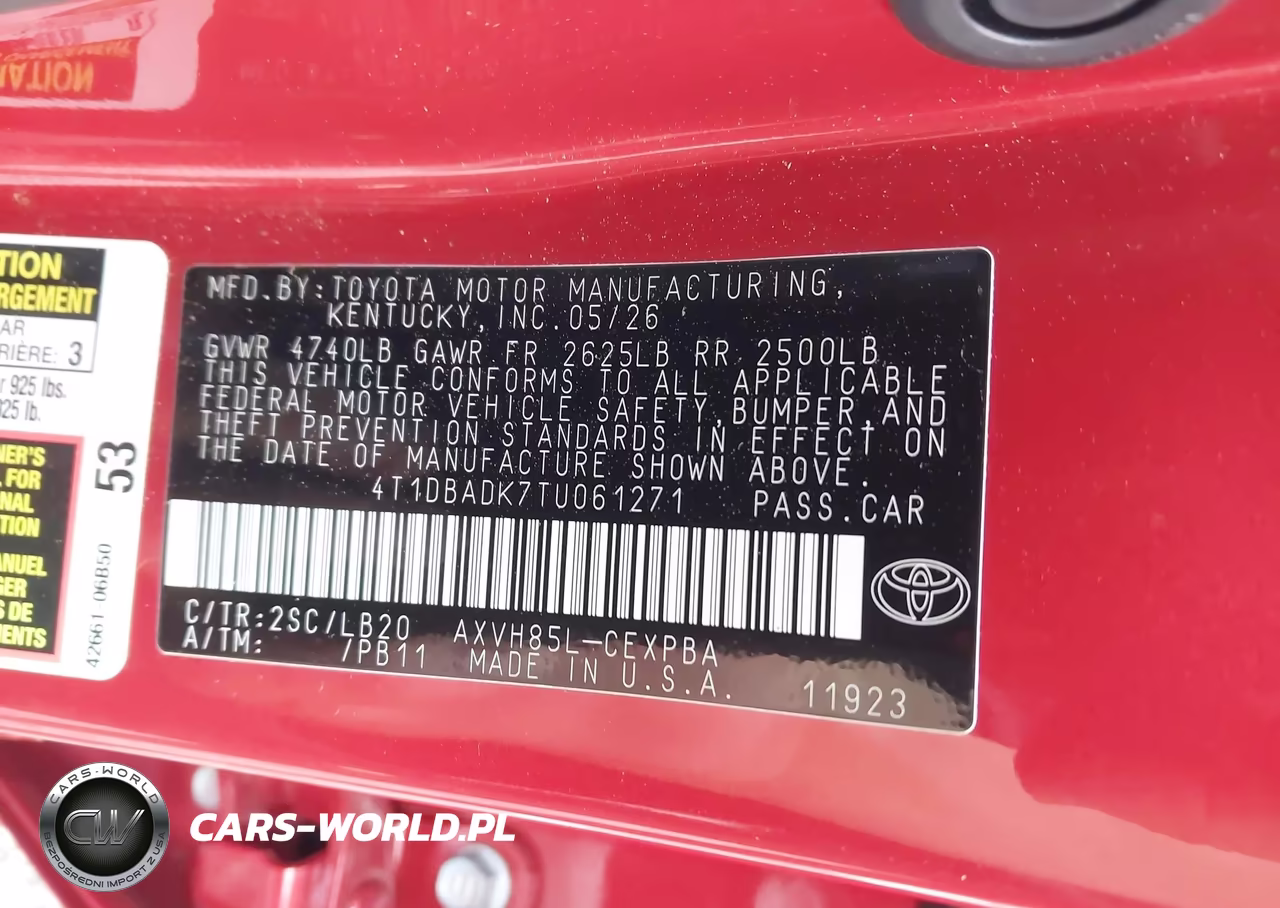 2026 Toyota Camry Xse VIN:4T1DBADK7TU061271 - 9