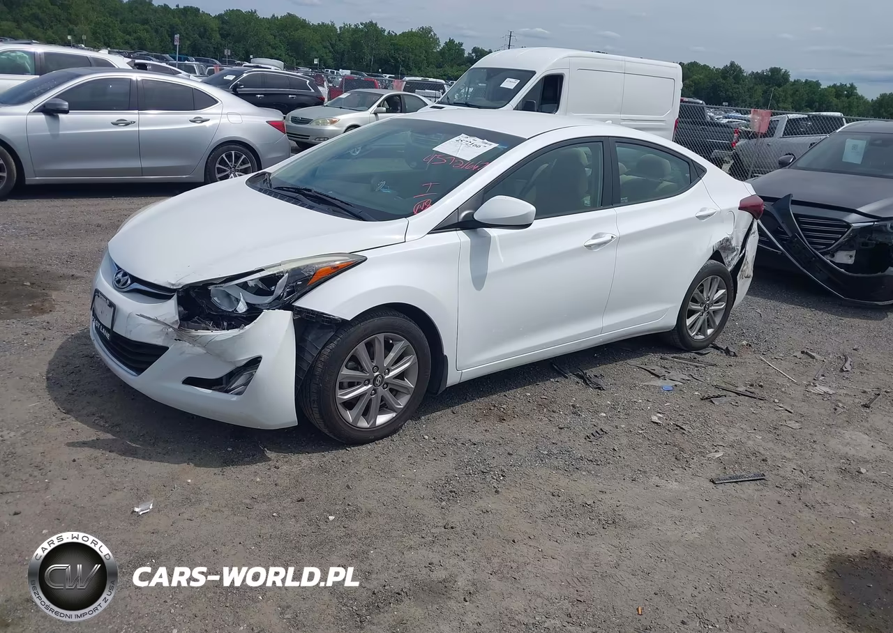 2016 Hyundai Elantra Se VIN:5NPDH4AE1GH656040 - 2