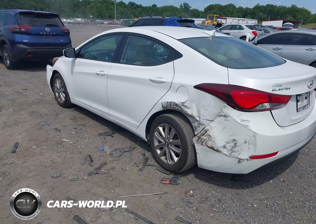 2016 Hyundai Elantra Se VIN:5NPDH4AE1GH656040 - 3