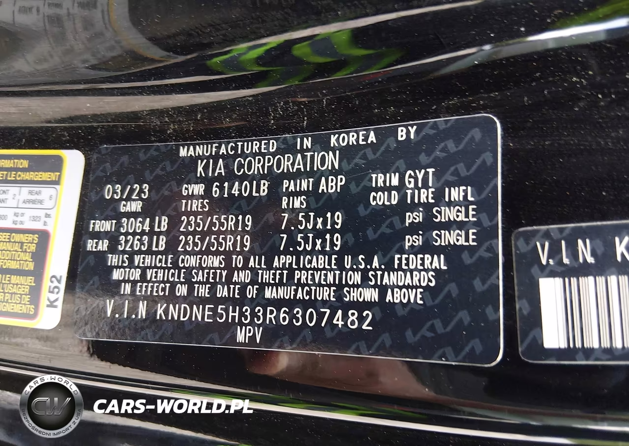 2024 Kia Carnival Mpv Sx Prestige VIN:KNDNE5H33R6307482 - 9