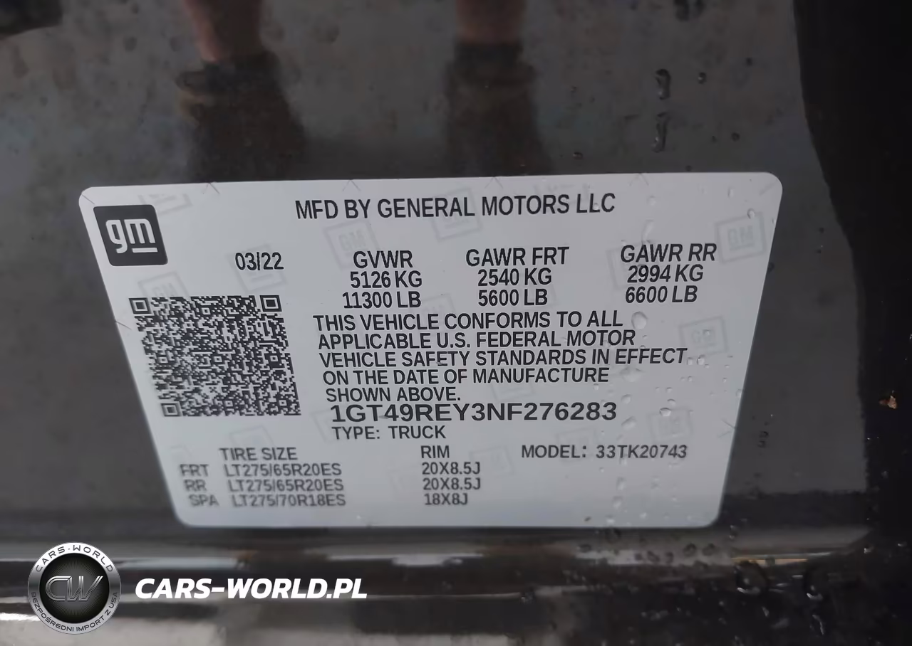 2022 GMC Sierra 2500Hd 4Wd Standard Bed Denali VIN:1GT49REY3NF276283 - 8