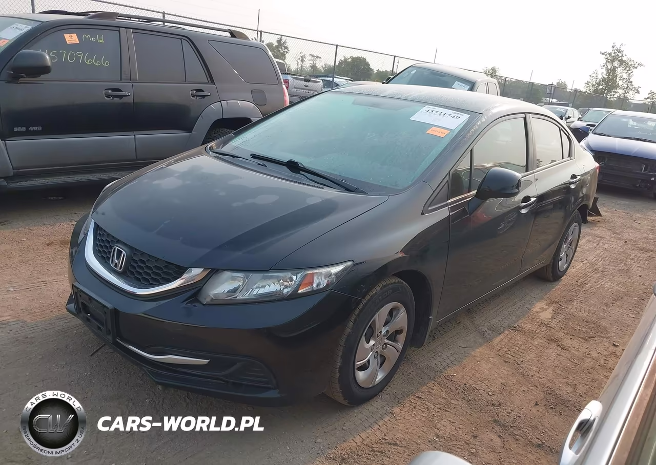 2013 Honda Civic Lx VIN:2HGFB2F52DH301780 - 2