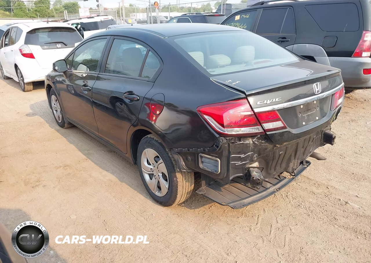 2013 Honda Civic Lx VIN:2HGFB2F52DH301780 - 3