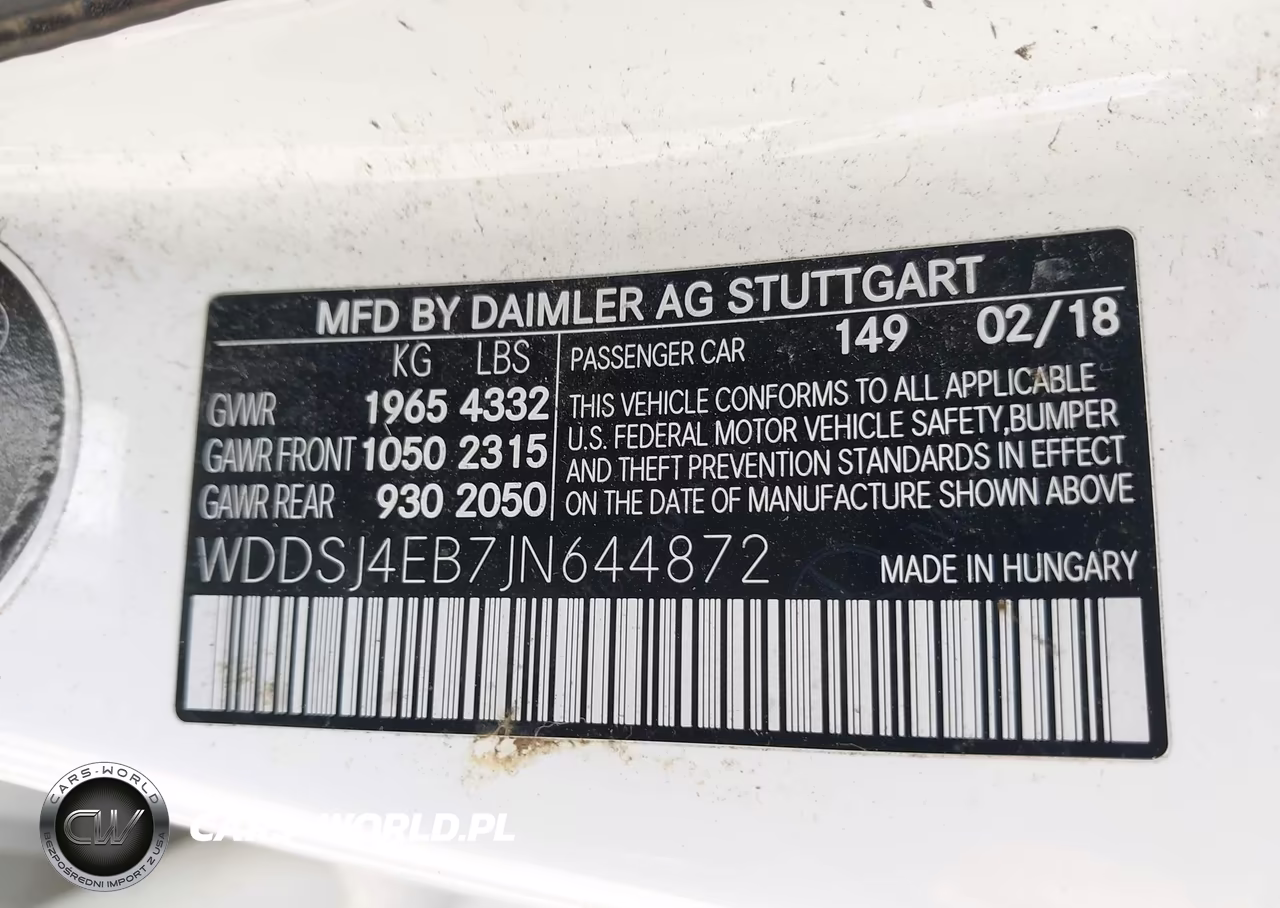 2018 Mercedes-Benz Cla 250 VIN:WDDSJ4EB7JN644872 - 9