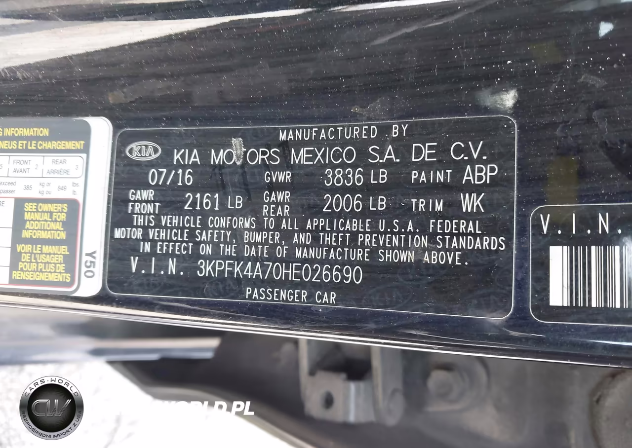2017 Kia Forte Lx VIN:3KPFK4A70HE026690 - 9