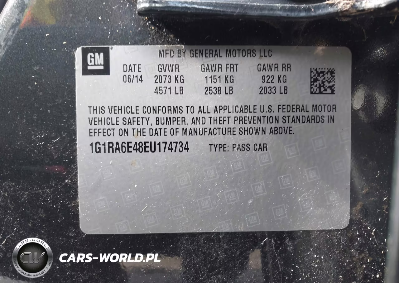 2014 Chevrolet Volt VIN:1G1RA6E48EU174734 - 9