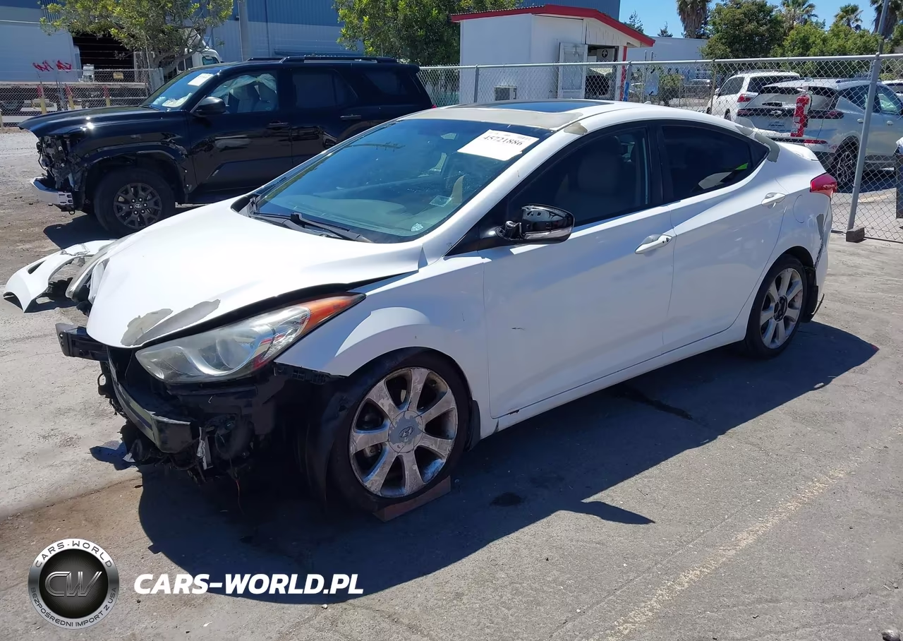 2013 Hyundai Elantra Limited VIN:5NPDH4AE3DH296278 - 2
