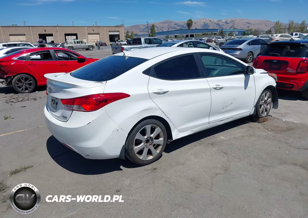 2013 Hyundai Elantra Limited VIN:5NPDH4AE3DH296278 - 4