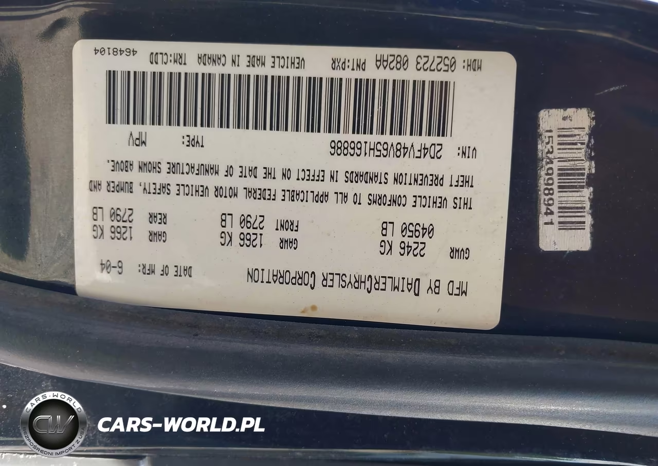 2005 Dodge Magnum Se VIN:2D4FV48V65H166886 - 9