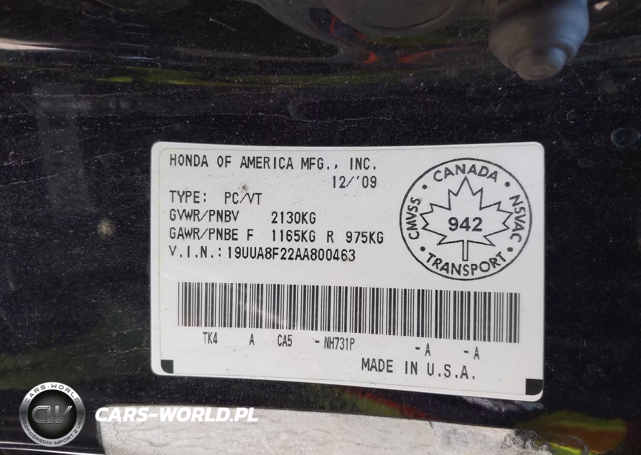 2010 Acura Tl 3.5 VIN:19UUA8F22AA800463 - 9