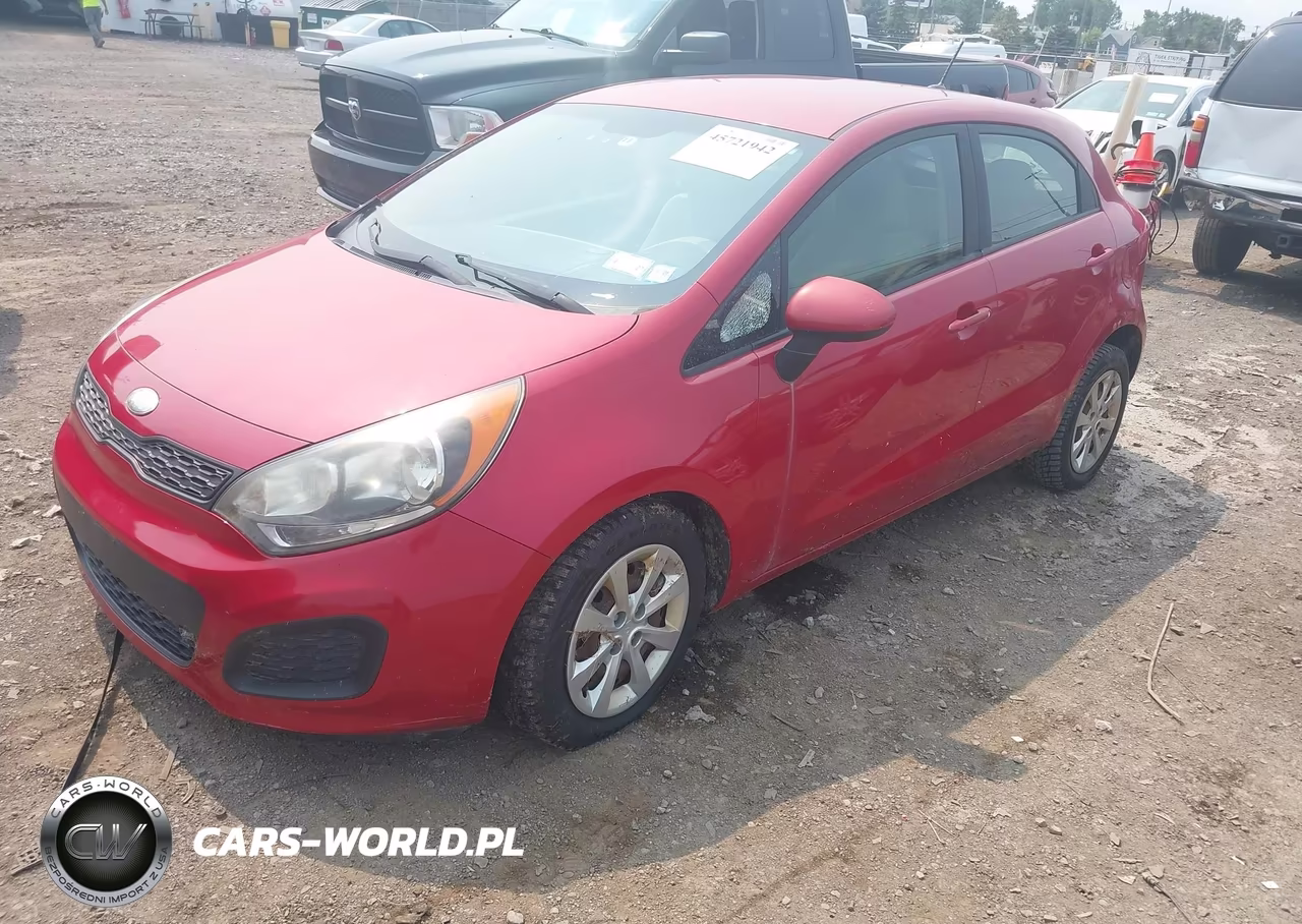 2013 Kia Rio Lx VIN:KNADM5A37D6197776 - 2
