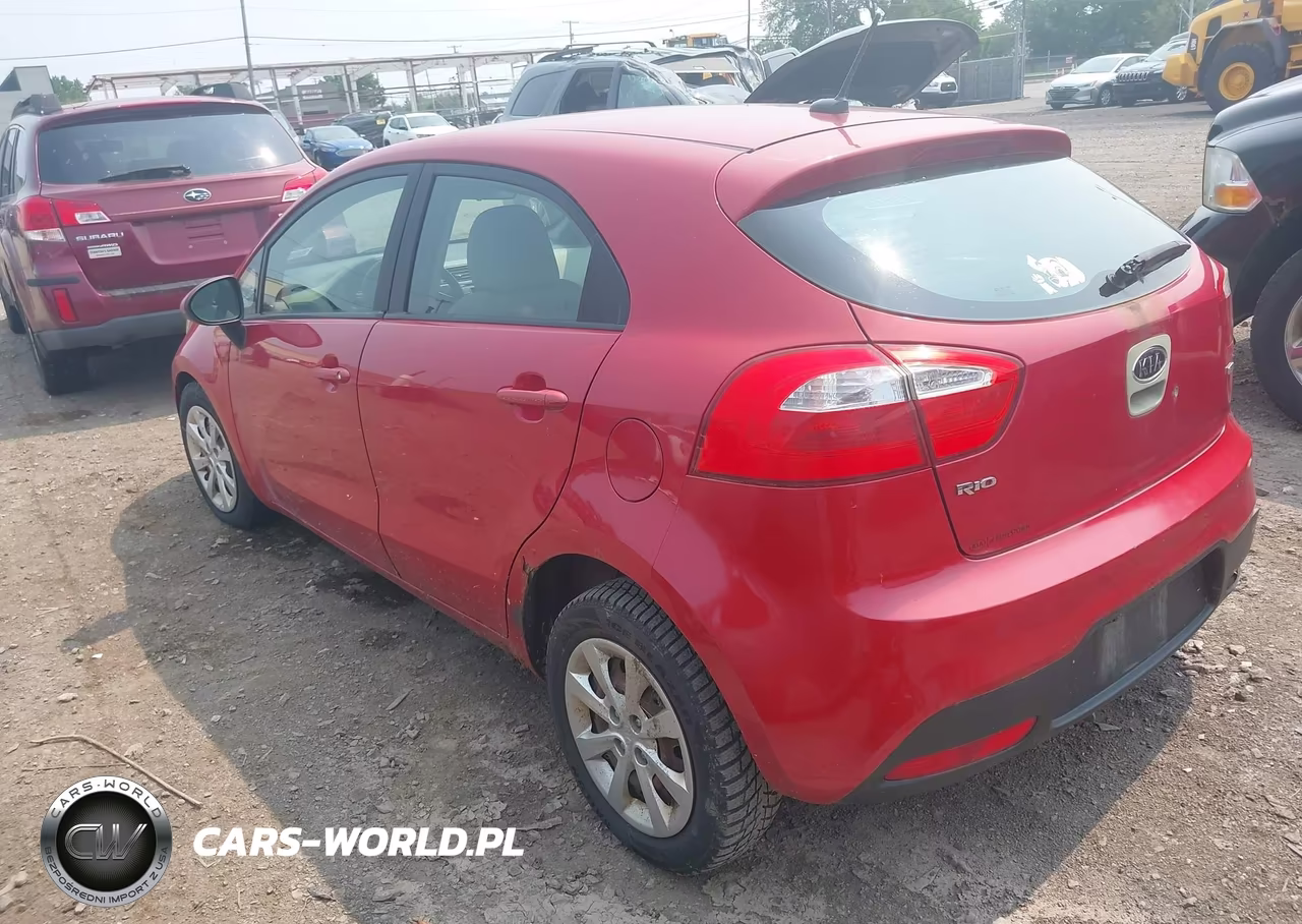 2013 Kia Rio Lx VIN:KNADM5A37D6197776 - 3