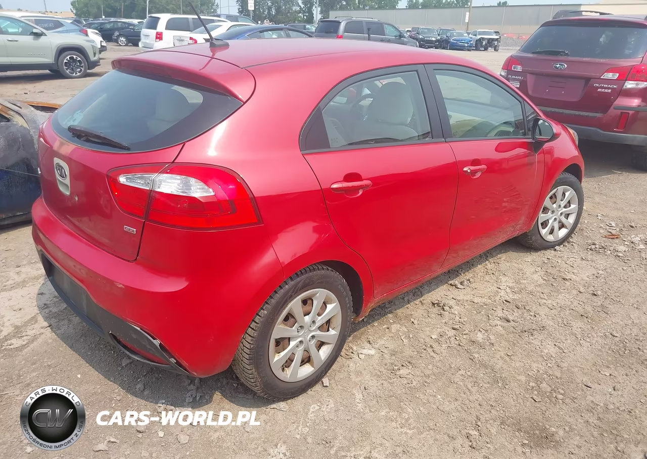 2013 Kia Rio Lx VIN:KNADM5A37D6197776 - 4