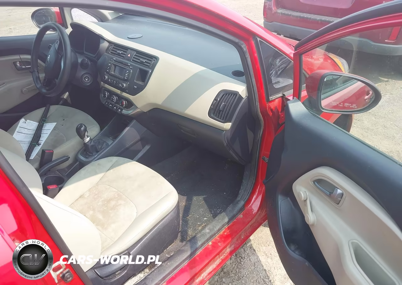 2013 Kia Rio Lx VIN:KNADM5A37D6197776 - 5