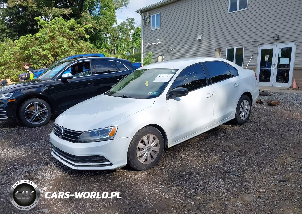 2015 Volkswagen Jetta 2.0L S VIN:3VW2K7AJ1FM296698 - 2