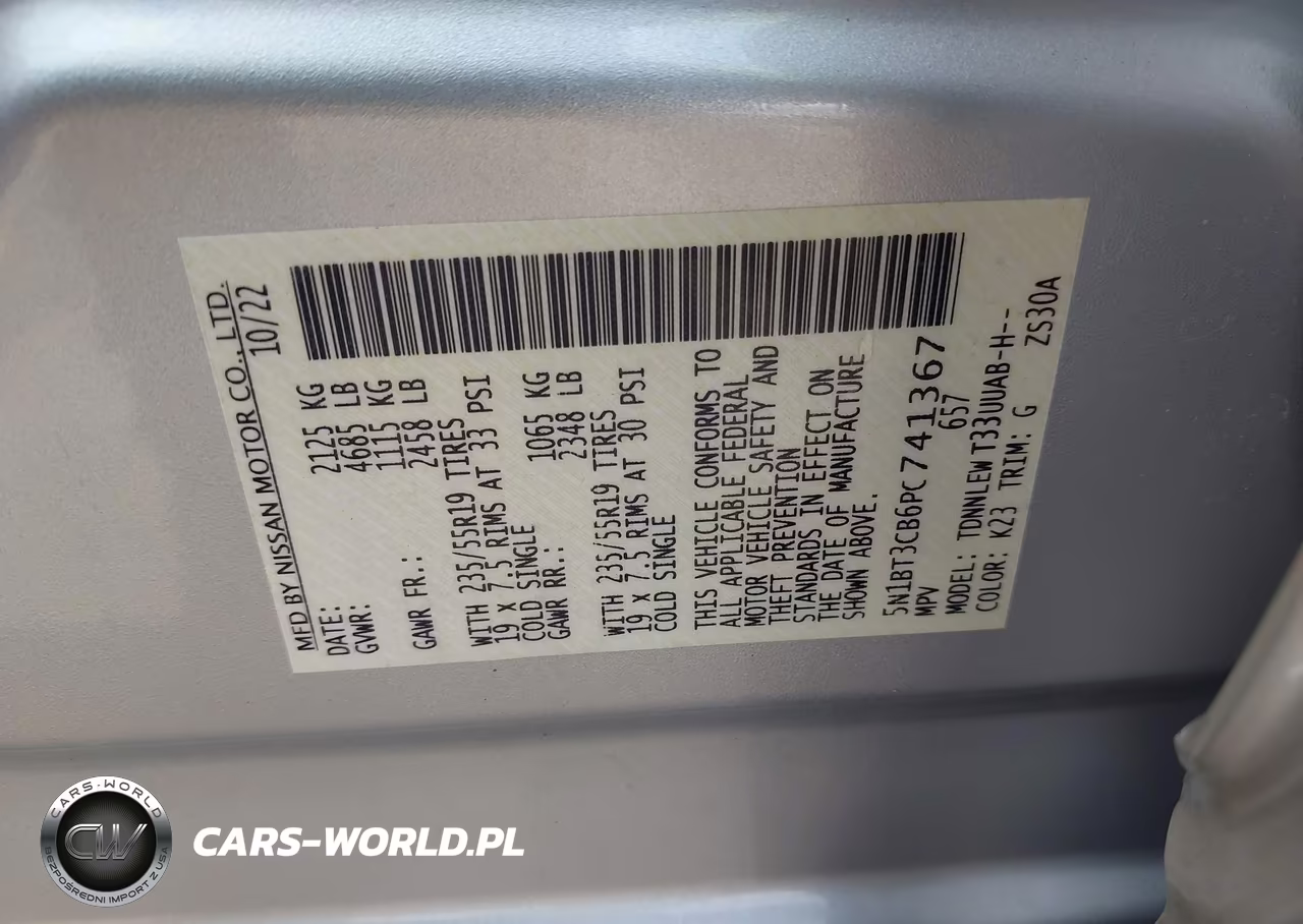 2023 Nissan Rogue Sl Intelligent Awd VIN:5N1BT3CB6PC741367 - 9