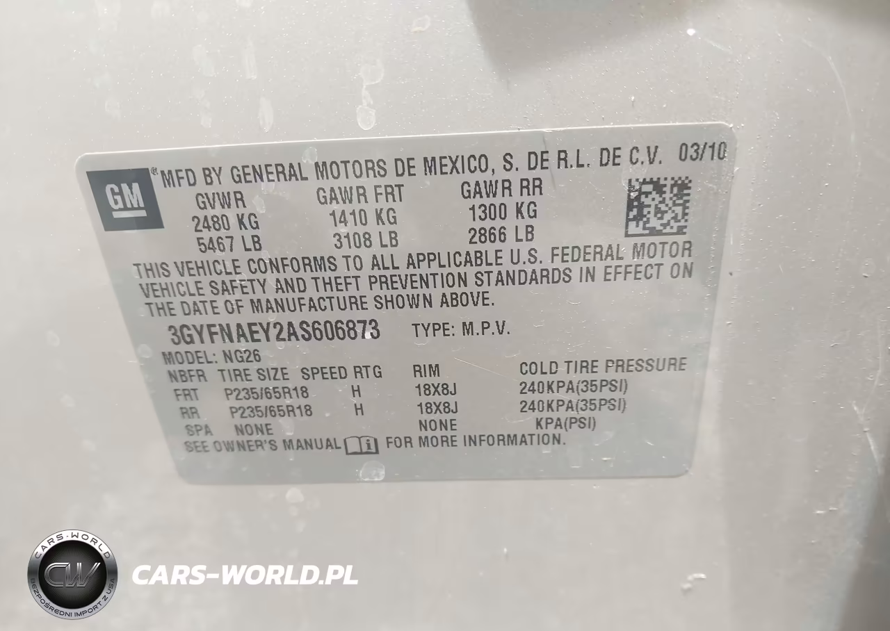 2010 Cadillac Srx Luxury Collection VIN:3GYFNAEY2AS606873 - 9