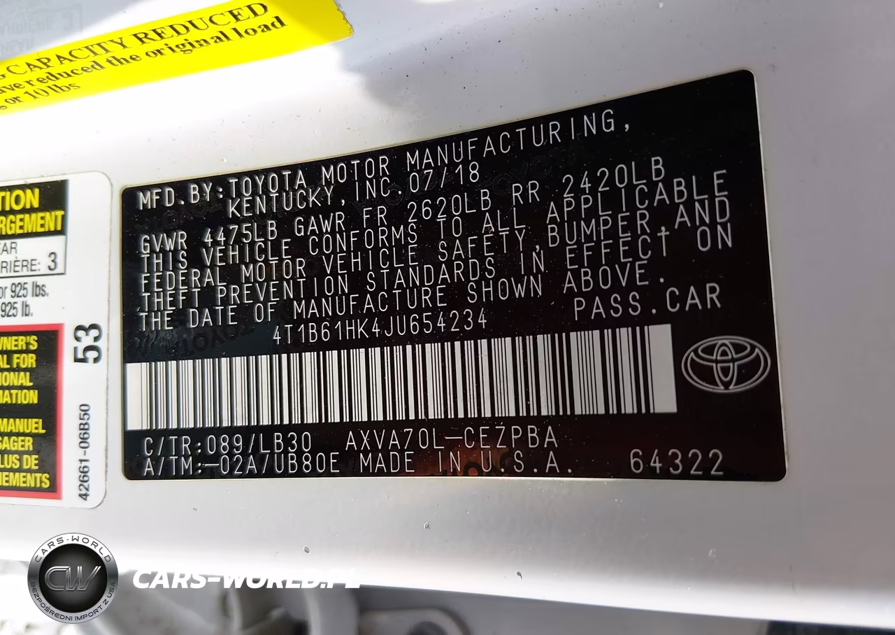 2018 Toyota Camry Xse VIN:4T1B61HK4JU654234 - 9