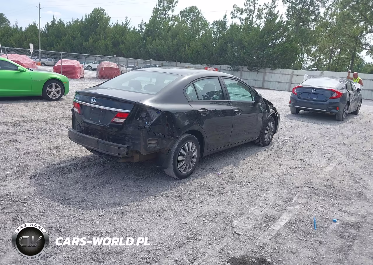 2015 Honda Civic Lx VIN:19XFB2F51FE082601 - 4