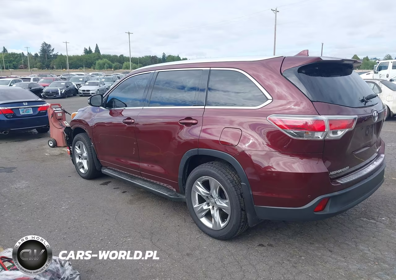 2014 Toyota Highlander Limited Platinum V6 VIN:5TDDKRFH2ES027900 - 3