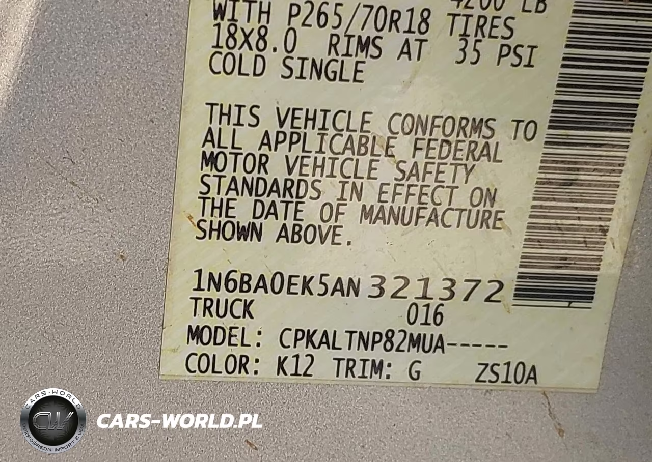 2010 Nissan Titan Se VIN:1N6BA0EK5AN321372 - 9