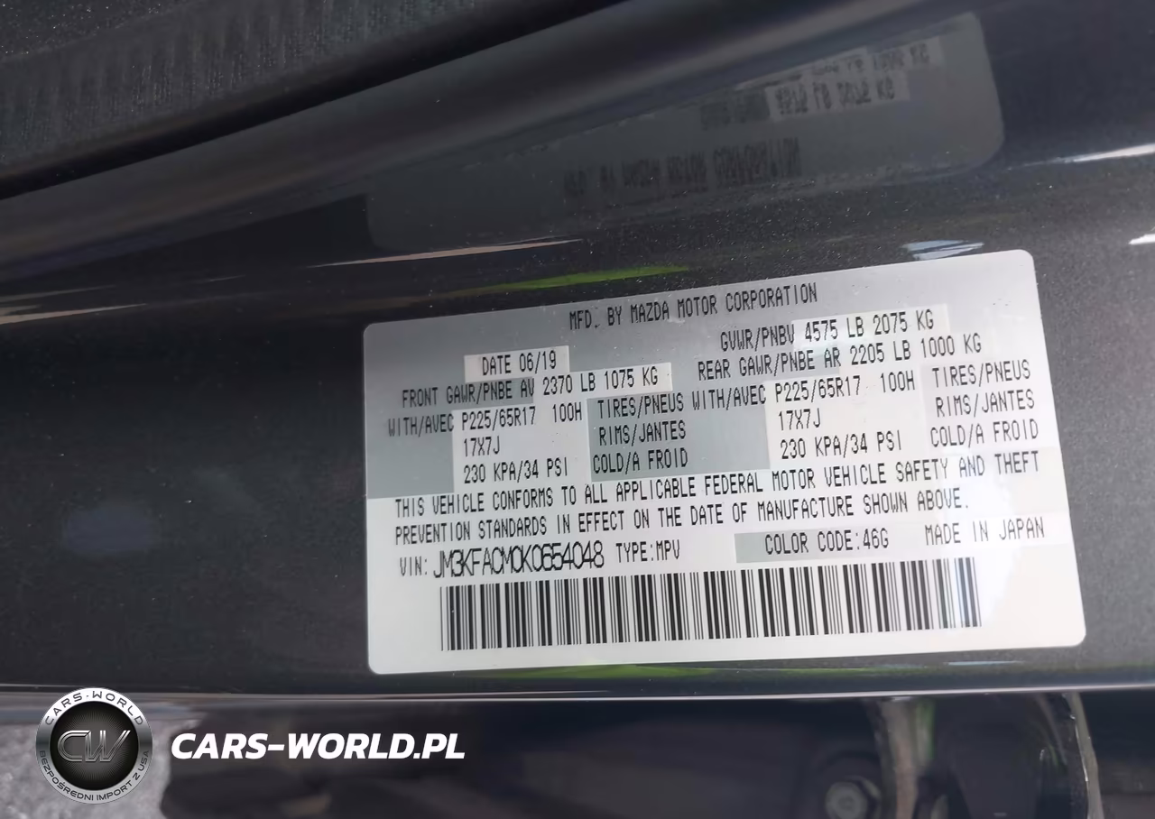 2019 Mazda Cx-5 Touring VIN:JM3KFACM0K0654048 - 9