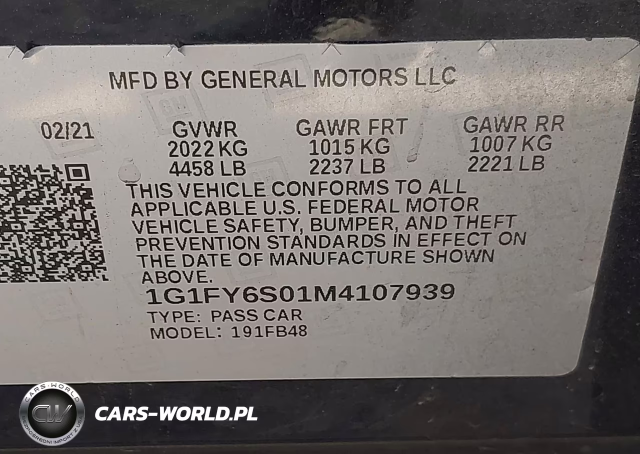 2021 Chevrolet Bolt Ev Fwd Lt VIN:1G1FY6S01M4107939 - 9