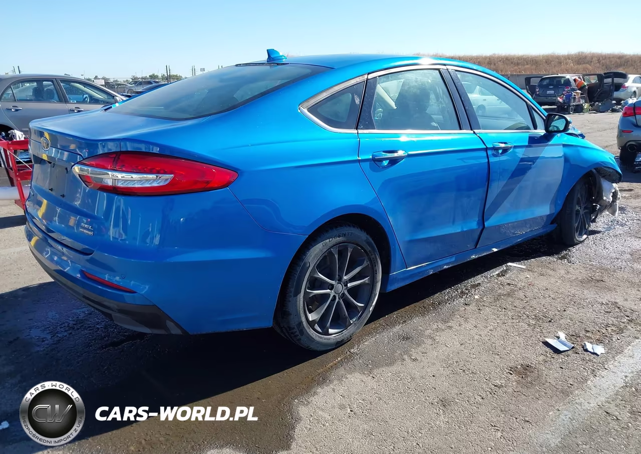 2020 Ford Fusion Hybrid Sel VIN:3FA6P0MUXLR234854 - 4
