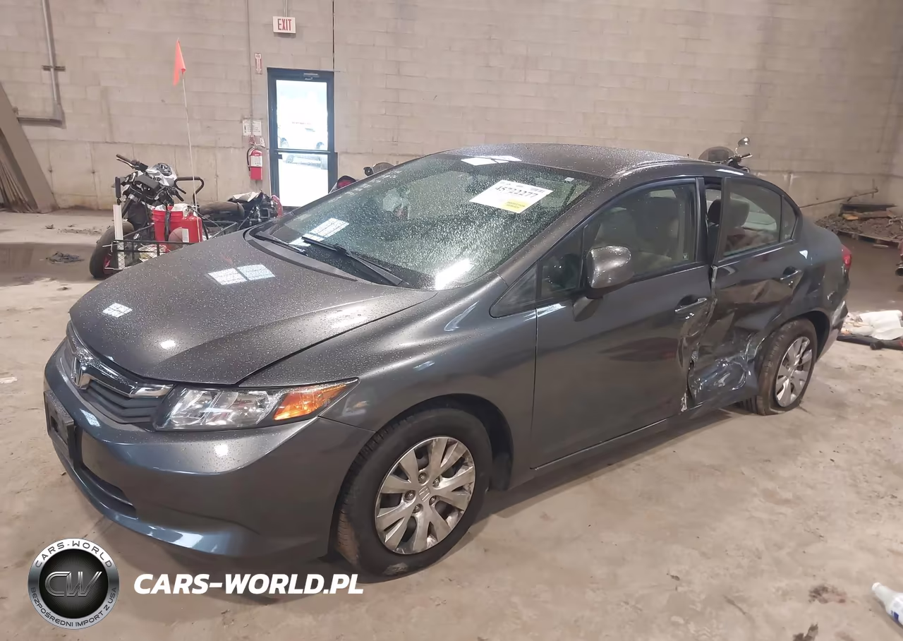 2012 Honda Civic Lx VIN:2HGFB2F54CH584360 - 2