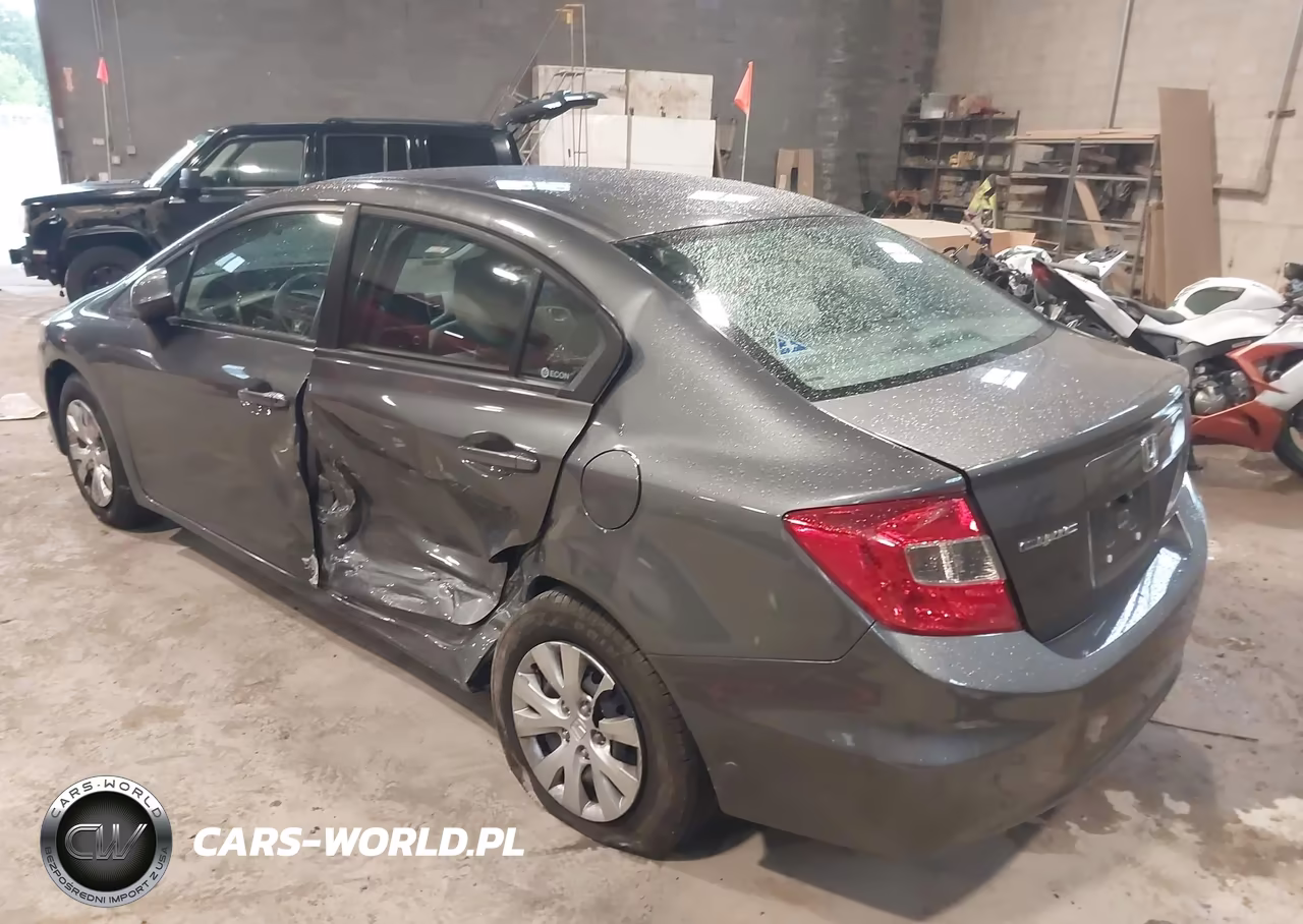 2012 Honda Civic Lx VIN:2HGFB2F54CH584360 - 3
