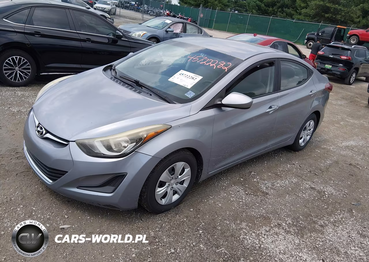 2016 Hyundai Elantra Se VIN:5NPDH4AE1GH713739 - 2