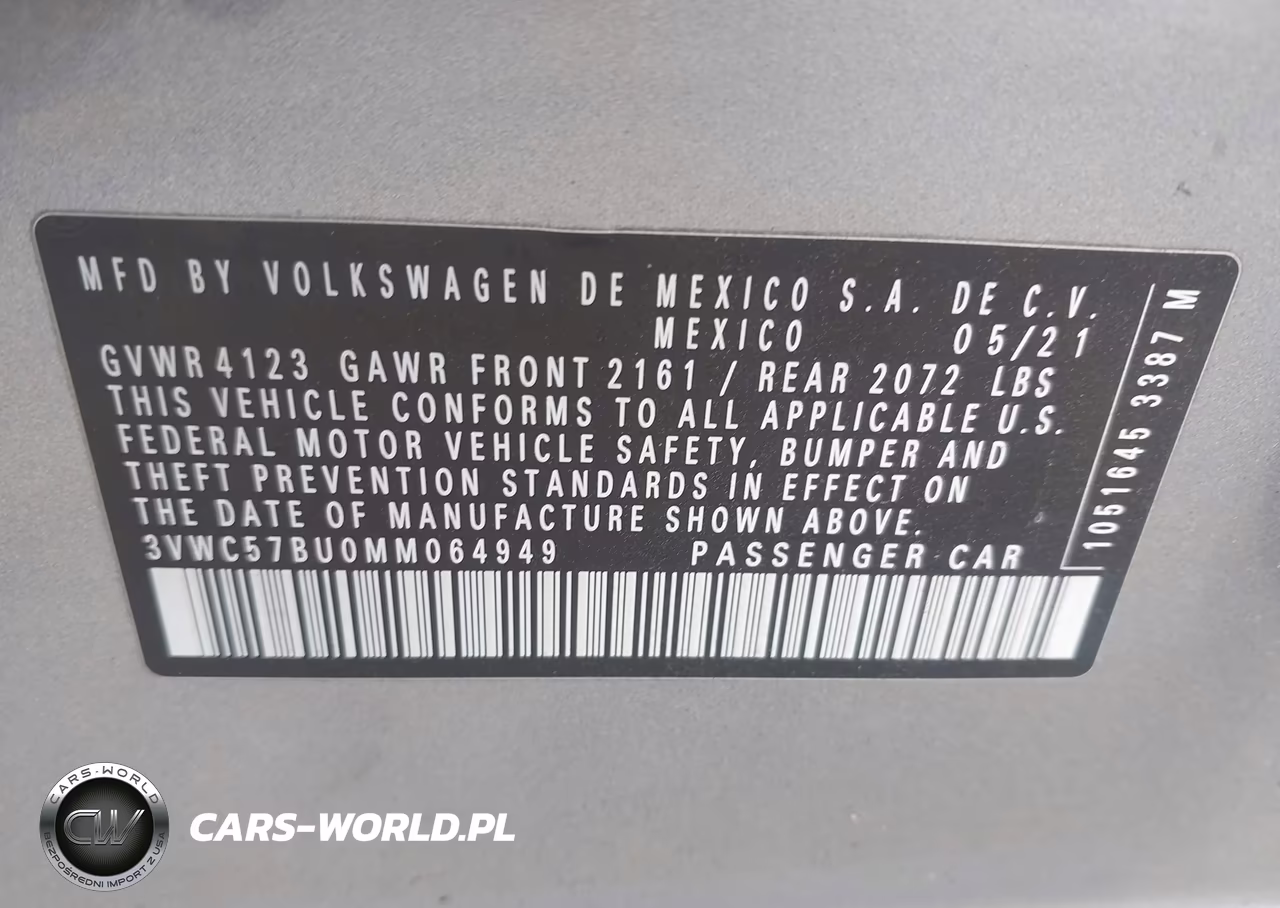 2021 Volkswagen Jetta 1.4T R-Line-1.4T Se-S VIN:3VWC57BU0MM064949 - 9