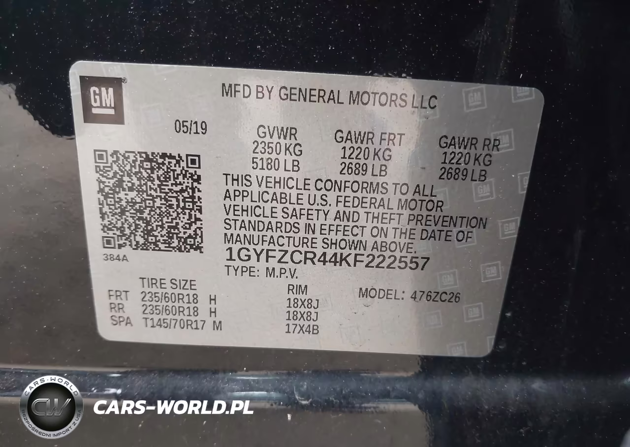 2019 Cadillac Xt4 Premium Luxury VIN:1GYFZCR44KF222557 - 9
